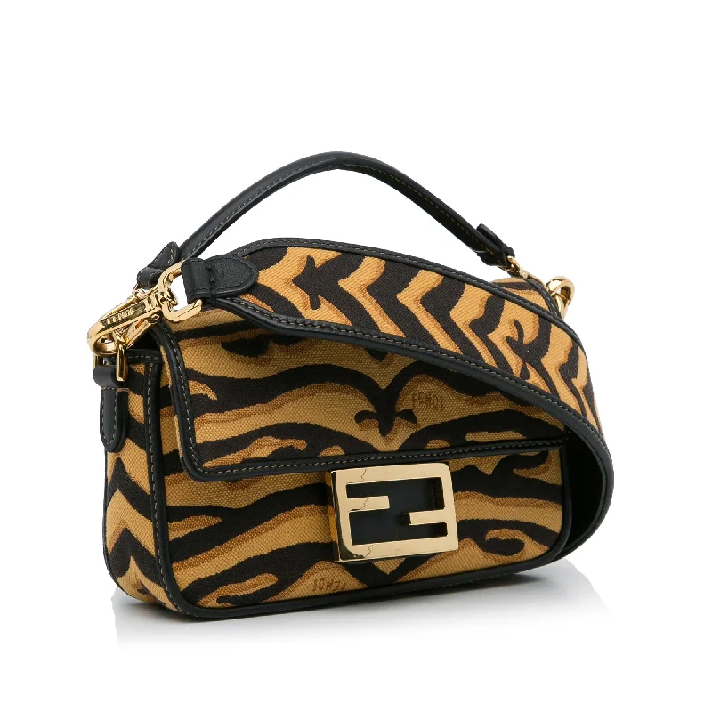 Fendi crossbody bags with a printed floral pattern for a feminine and romantic touchFendi Chinese New Year Tiger Baguette (SHG-irIHE0)