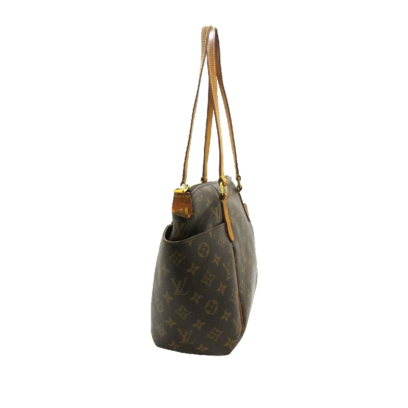 Louis Vuitton backpacks with a multi - pocket organization for functionalityLouis Vuitton Monogram Totally PM (cz01cm)