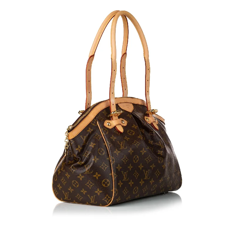 Louis Vuitton Petite Malle bags with a hard - shell structure for uniquenessLouis Vuitton Monogram Tivoli PM (30375)