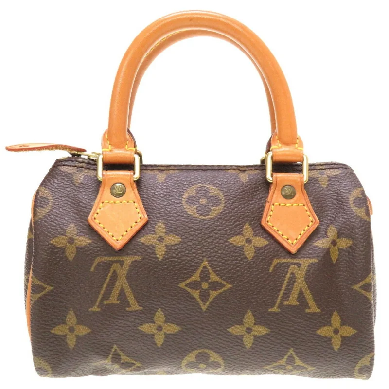 Louis Vuitton tote bags with a double - handle and shoulder - strap optionLOUIS VUITTON Monogram Speedy M41534 Handbag Bag