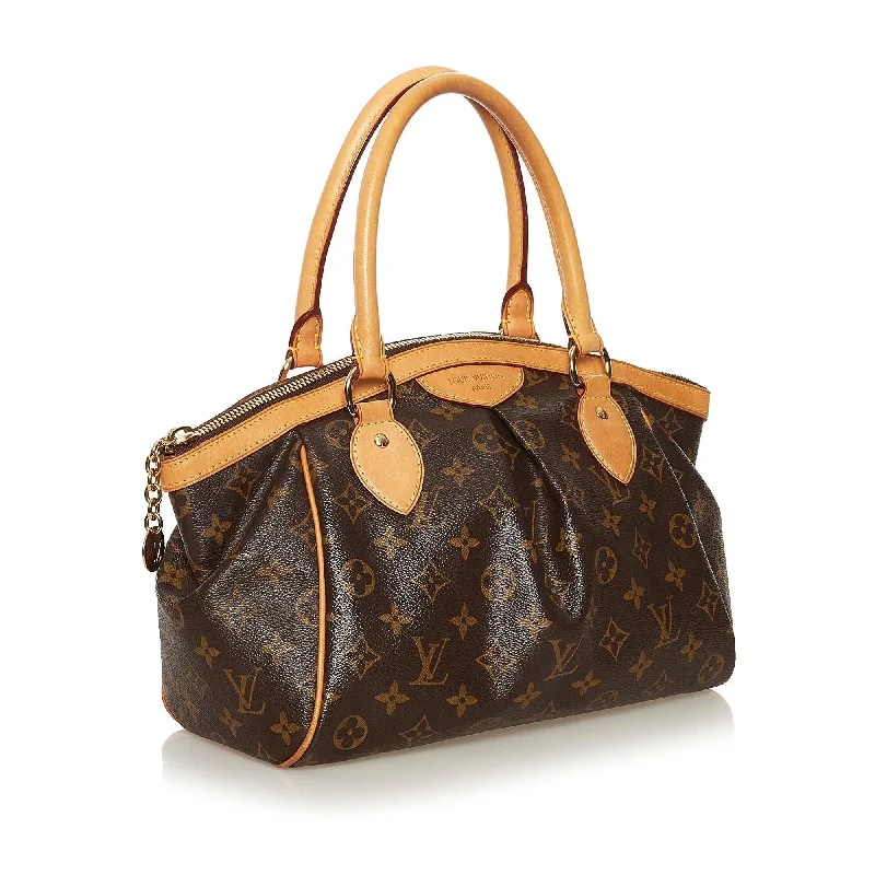 Louis Vuitton bags with a front - flap pocket for quick - access itemsLouis Vuitton Monogram Tivoli PM (34454)