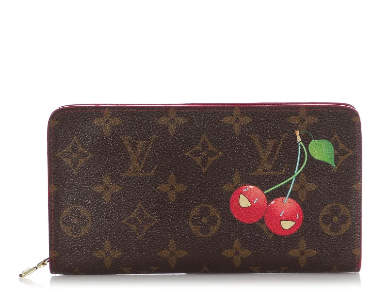 Louis Vuitton Twist bags with a crystal - embellished LV - turnlockLouis Vuitton Monogram Cerises Zippy Wallet