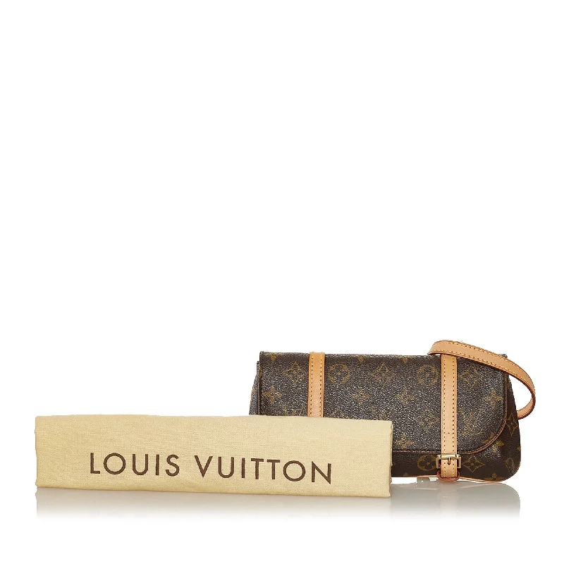 Louis Vuitton Alma bags with a leather - wrapped handle for a luxurious feelLouis Vuitton Pochette Marelle Monogram Canvas