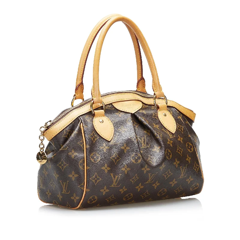 Louis Vuitton backpacks with a multi - pocket organization for functionalityLouis Vuitton Monogram Tivoli PM (37955)