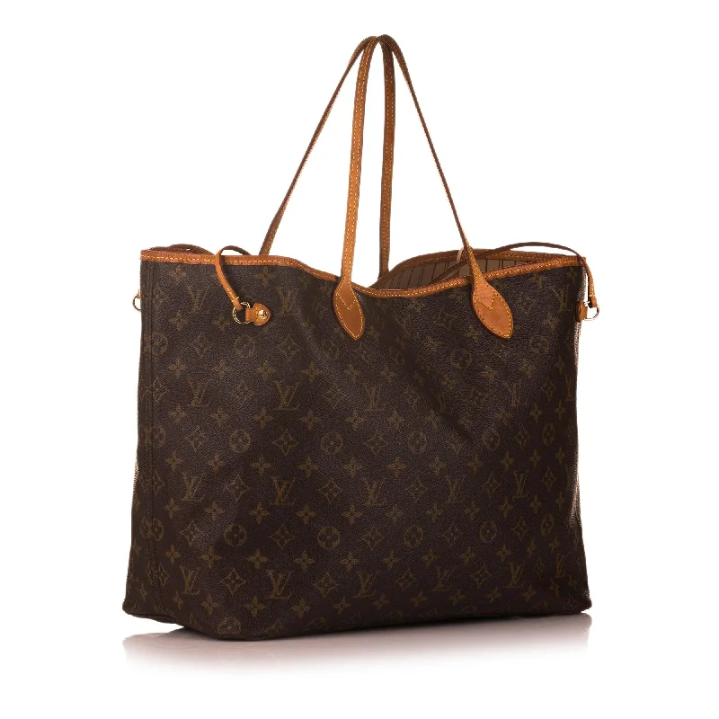 Louis Vuitton Neverfull bags with large capacity for everyday essentialsLouis Vuitton Monogram Neverfull GM 34652)