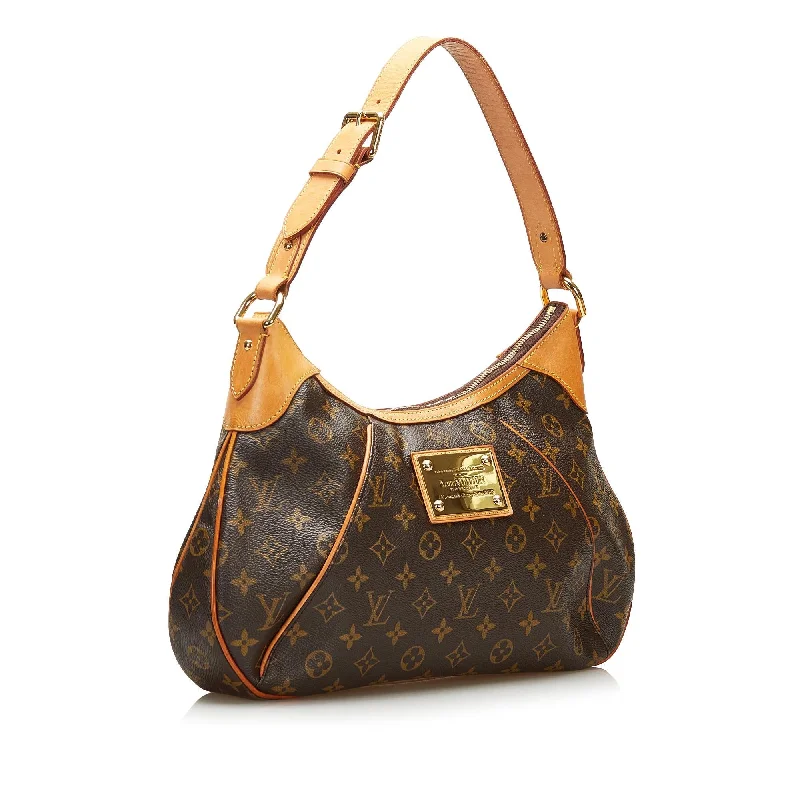 Louis Vuitton bags with a front - zip pocket for small items like keysLouis Vuitton Monogram Thames GM 35459)