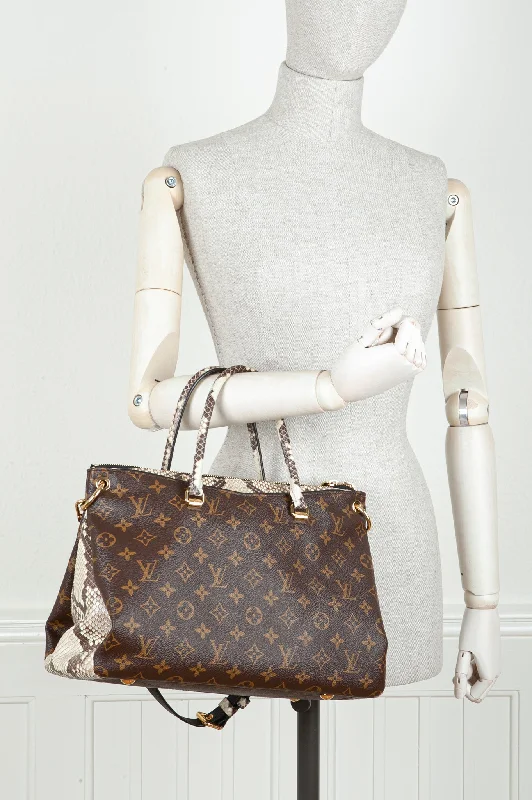 Louis Vuitton crossbody bags with adjustable shoulder straps for comfortLOUIS VUITTON Pallas Tote MNG Python