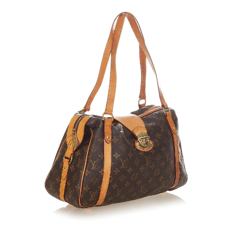 Louis Vuitton Alma bags with a leather - wrapped handle for a luxurious feelLouis Vuitton Monogram Stresa PM (26489)