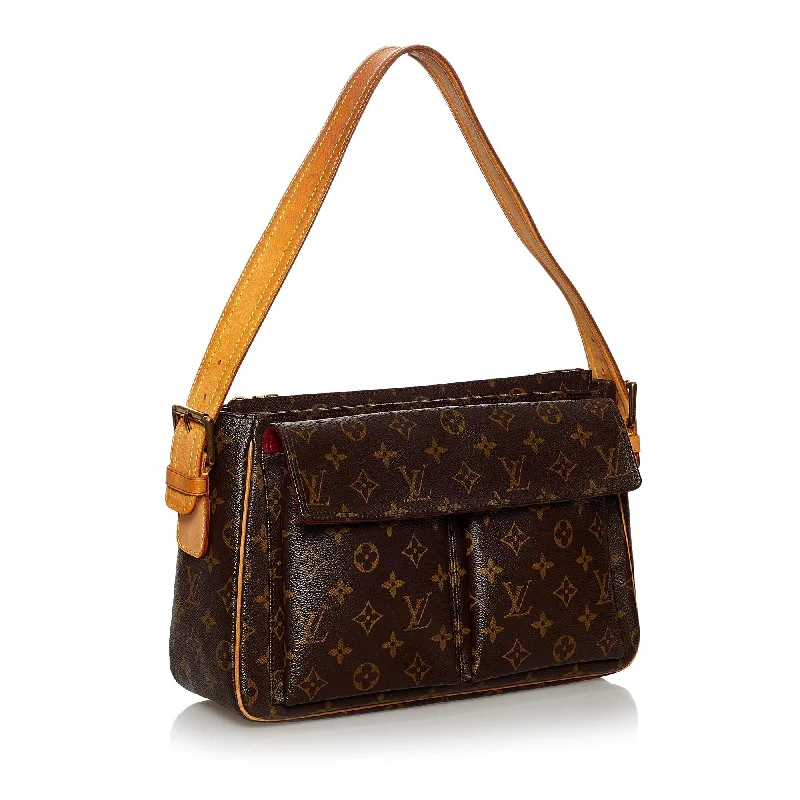 Louis Vuitton tote bags with a double - handle and shoulder - strap optionLouis Vuitton Monogram Viva-Cite GM (29690)