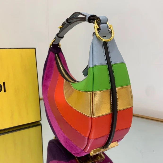 Fendi crossbody bags with a reflective strap for safety during low - light conditionsFendi Fendigraphy Small Bag