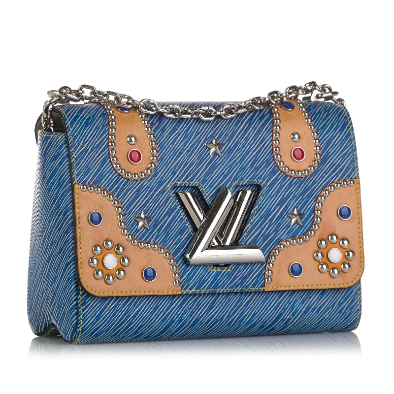 Louis Vuitton Alma bags with a monogram - embossed leather surfaceLouis Vuitton Studded Epi Twist MM (jFFShc)