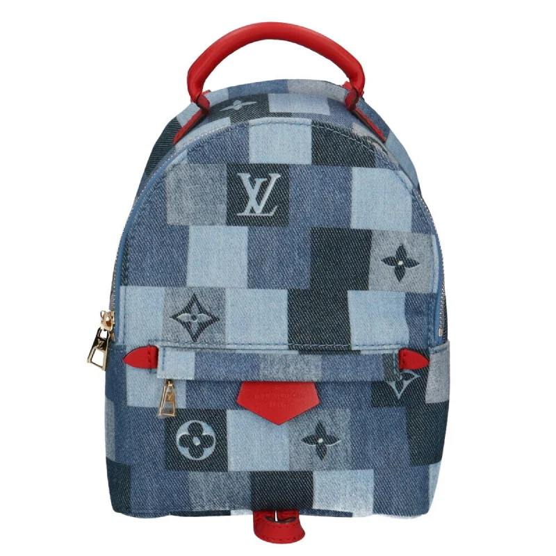 Louis Vuitton bags with a detachable mirror inside for on - the - go touch - upsLouis Vuitton Palm Springs Backpack Mini Monogram Rucksack Daypack Women's