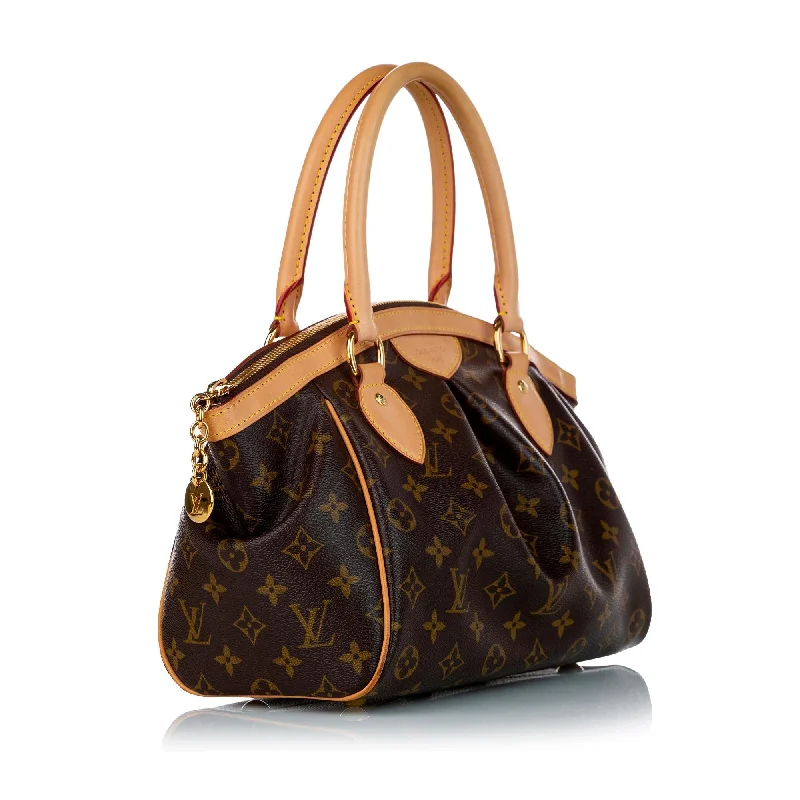 Louis Vuitton bags with a zip - around closure for enhanced securityLouis Vuitton Monogram Tivoli PM (27667)