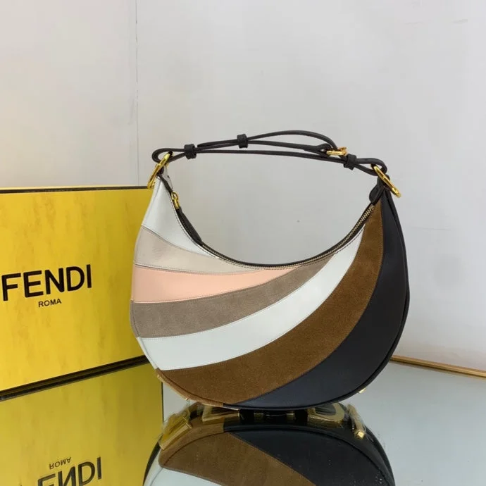 Ladies Fendi Peekaboo bags with a hand - carved leather detail for a unique and artisanal touchWF -  Fendi Bag - 248