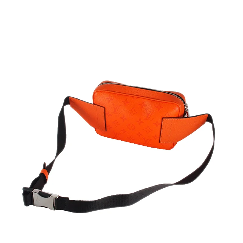 Louis Vuitton backpacks with a hidden back pocket for securityLouis Vuitton Outdoor Bumbag Orange Monogram Taïgarama