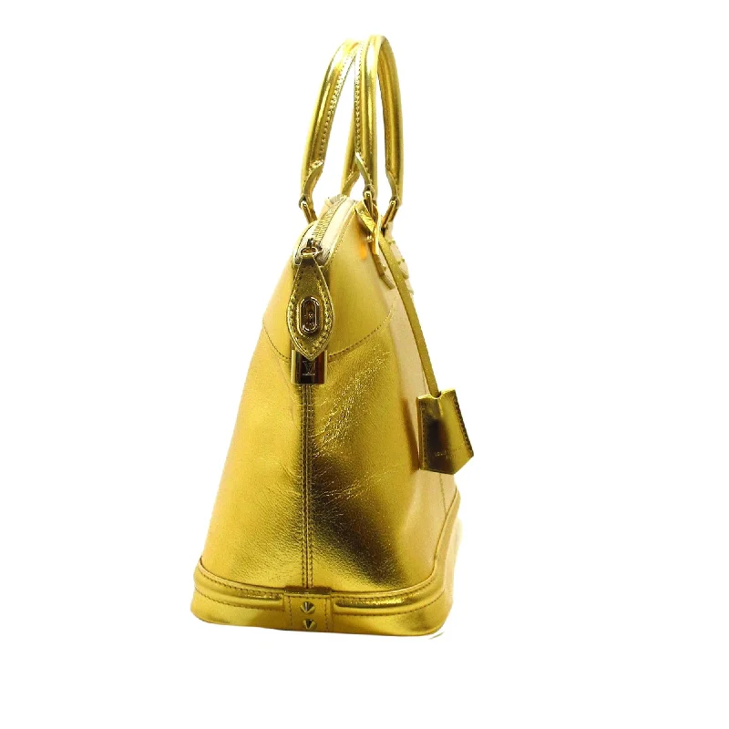 Louis Vuitton tote bags with a water - resistant coating for outdoor useLouis Vuitton Suhali Lockit MM (JBeZSh)