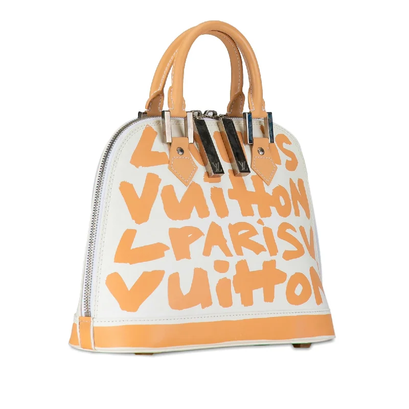 Ladies Louis Vuitton shoulder bags with a single - handle silhouetteLouis Vuitton Stephen Sprouse Graffiti Alma MM (Z9a6BH)