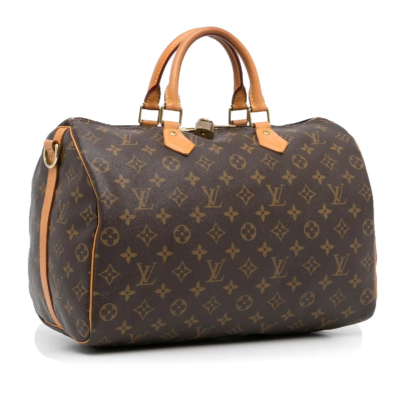 Louis Vuitton backpacks with a sleek, minimalist design for styleLouis Vuitton Monogram Speedy Bandouliere 30 (SHG-koB80q)