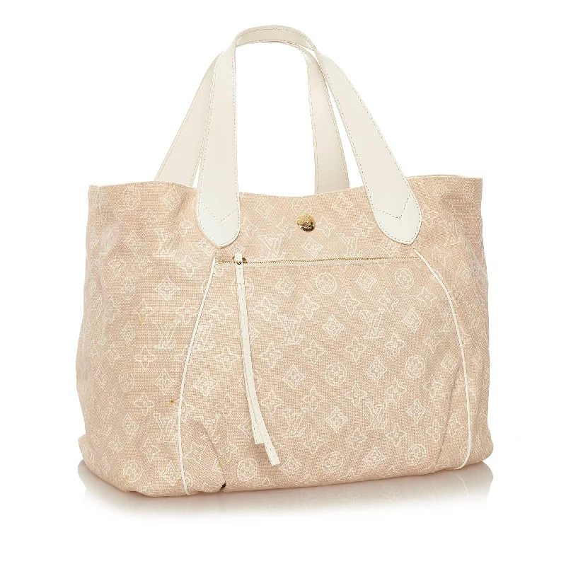 Louis Vuitton tote bags with a double - handle and shoulder - strap optionLouis Vuitton Sable Cabas Ipanema GM (28088)