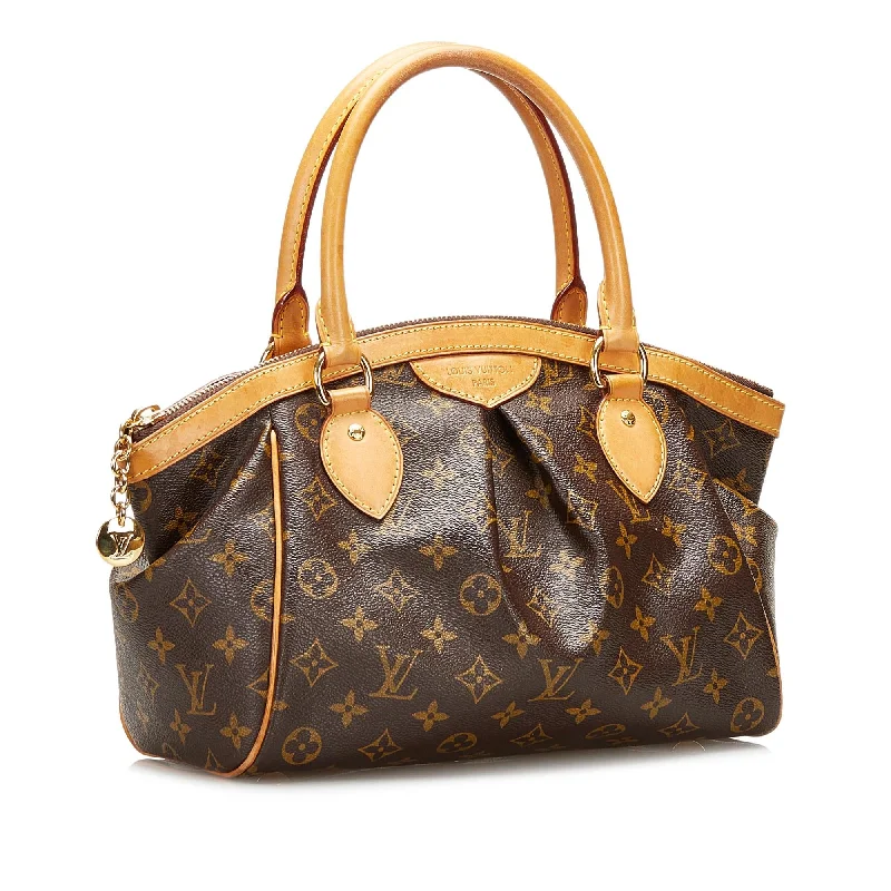 Ladies Louis Vuitton handbags with a detachable coin purse insideLouis Vuitton Monogram Tivoli PM 35865)