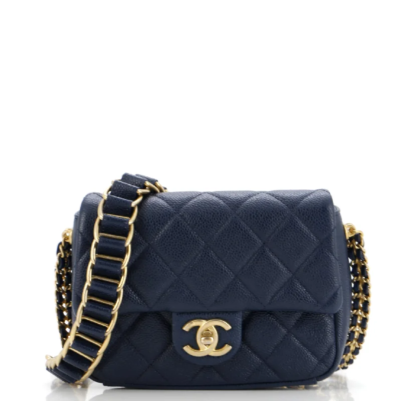 Chanel bags that pair perfectly with any outfitChain Soul Flap Bag Quilted Caviar Mini