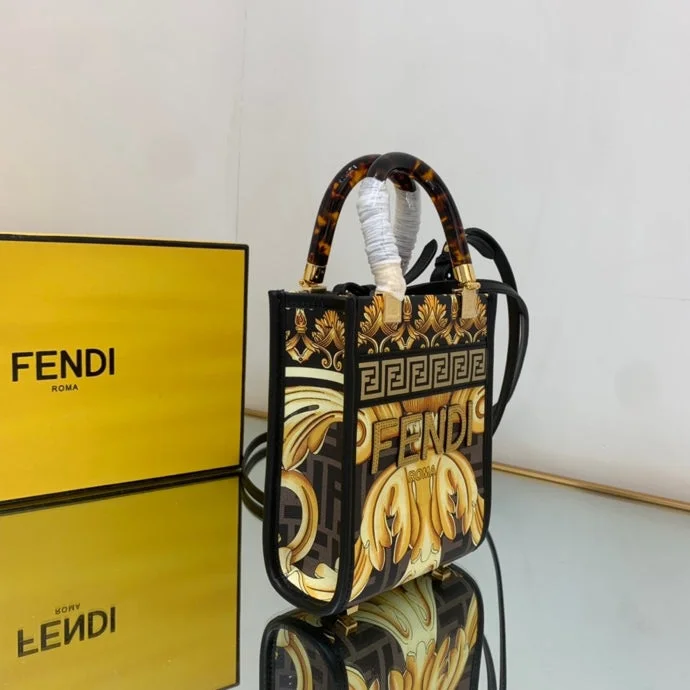 Fendi tote bags with a self - cleaning interior lining for easy maintenanceWF -  Fendi Bag - 226