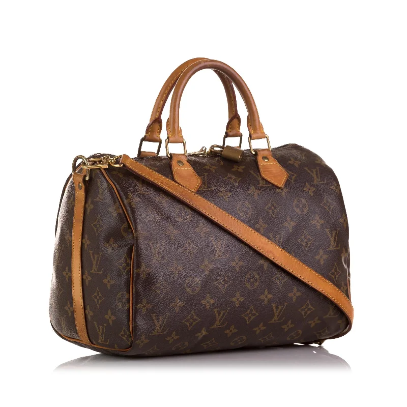 Louis Vuitton Alma bags with a detachable shoulder strap for versatilityLouis Vuitton Monogram Speedy Bandouliere 30 (SHG-FM2NTm)