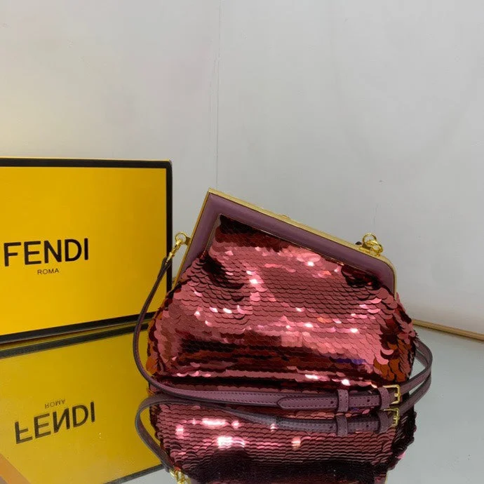 Fendi handbags with a glow - in - the - dark FF logo for a fun and unique featureWF -  Fendi Bag - 222