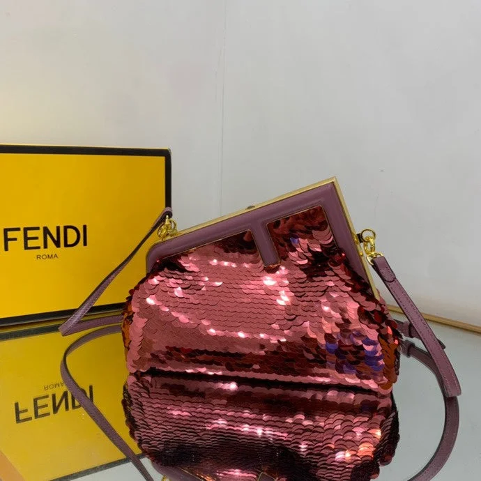 Fendi crossbody bags with a reflective strap for safety during low - light conditionsBC - FENDI BAGS - 068