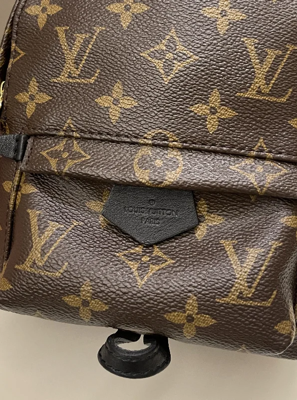 Louis Vuitton bags with a detachable mobile phone holder for convenienceLouis Vuitton Palm Spring Mini Backpack Classic Monogram