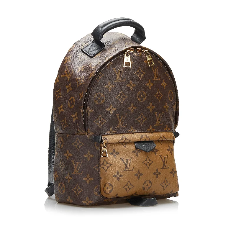 Ladies Louis Vuitton Capucines bags with a detachable shoulder strapLouis Vuitton Palm Springs Backpack PM Monogram Reverse