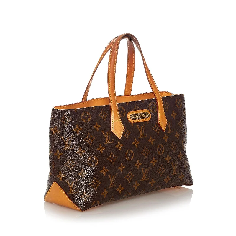 Small - sized Louis Vuitton Pochette Metis bags for a compact carryLouis Vuitton Monogram Wilshire PM (27711)