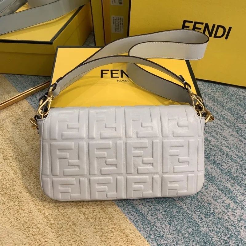 Fendi By The Way bags with a detachable pouch for separating small itemsFendi Baguette Bag