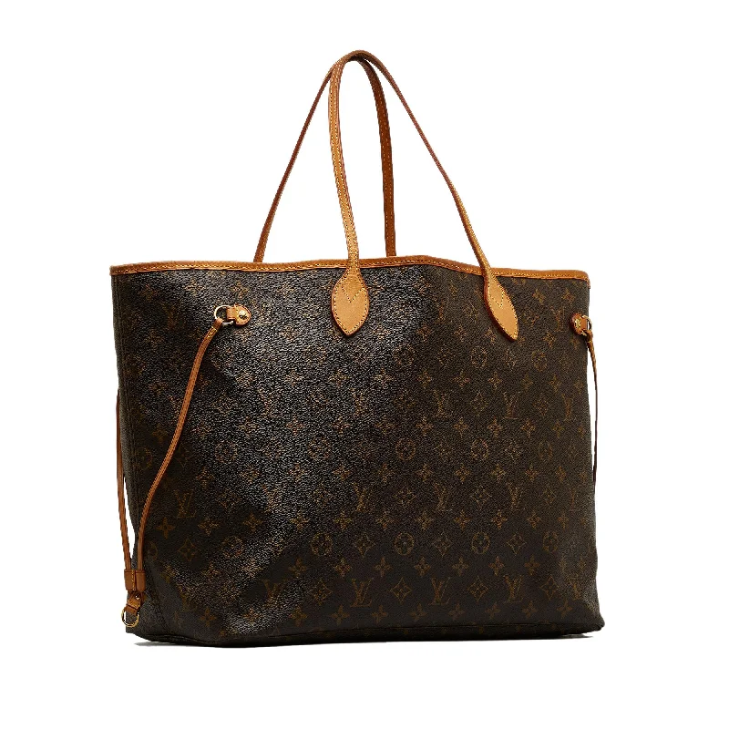 Louis Vuitton bags with a chain - link trim and a leather body for a modern edgeLouis Vuitton Monogram Neverfull GM (YGn5NH)