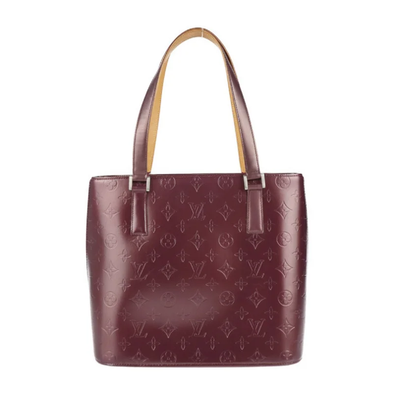 Louis Vuitton bags with a zippered interior pocket for better organizationLouis Vuitton Purple Canvas Stockton handbag bag