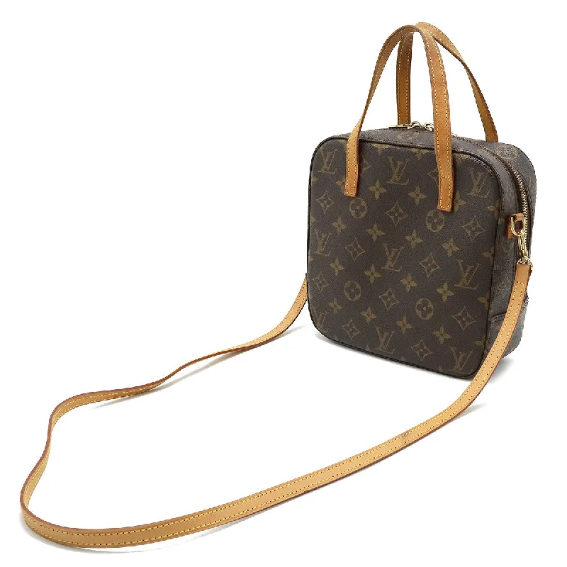 Ladies Louis Vuitton shoulder bags with a wide - width strap for comfortLouis Vuitton Monogram Spontaneous Handbag 2WAY M47500 with Shoulder Strap