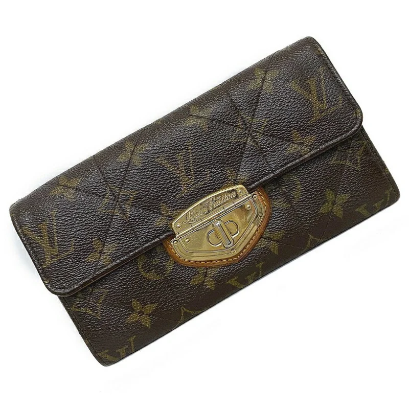 Louis Vuitton bags with a front - flap pocket for quick - access itemsLouis Vuitton Portofeuil Sara Monogram Etoile M66556 Long Bi-Fold Wallet Canvas SP2111 LOUIS VUITTON Flap Turn Lock Quilting Collection Women's Brown