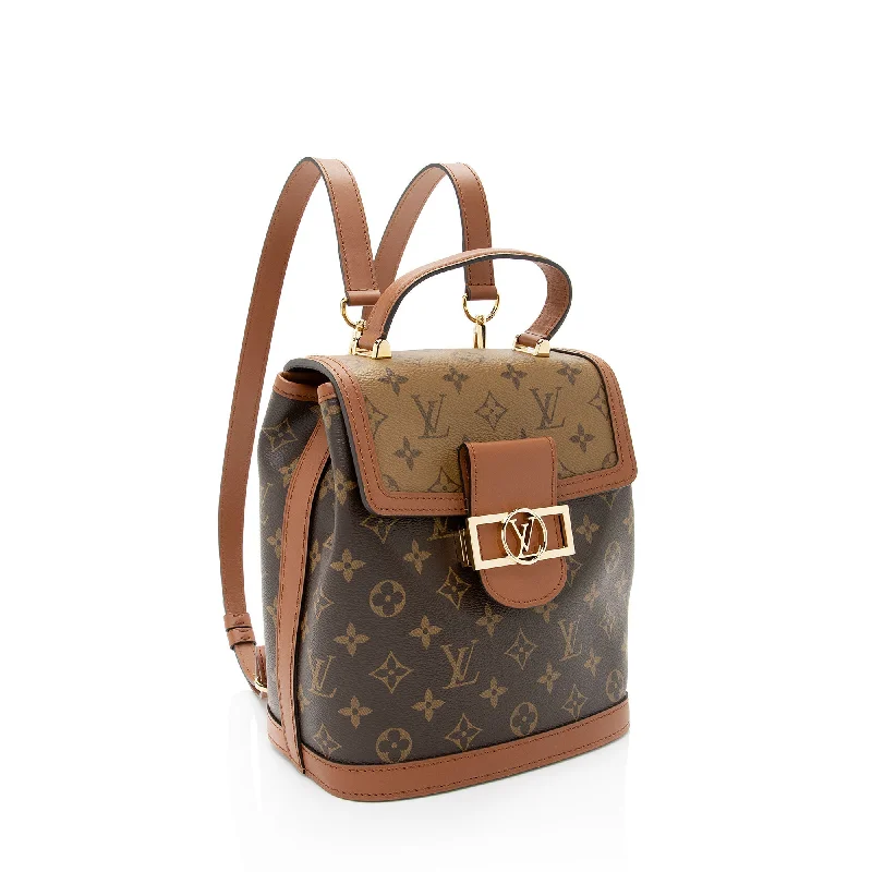 Louis Vuitton crossbody bags with adjustable shoulder straps for comfortLouis Vuitton Reverse Monogram Dauphine PM Backpack (3cjagj)