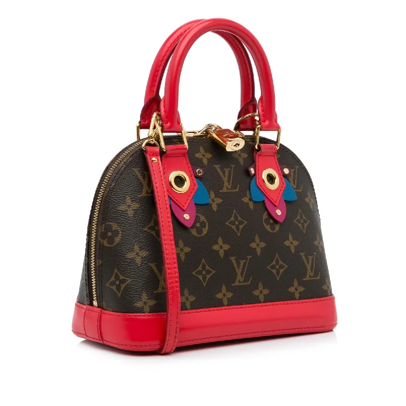 Louis Vuitton handbags with a metal - framed clasp for durabilityLouis Vuitton Monogram Totem Alma BB (8IN8Ie)