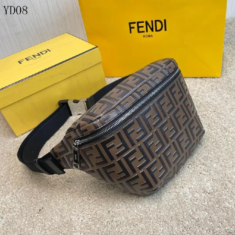 Fendi handbags with a holographic FF logo for a futuristic and trendy lookFendi Bumbag