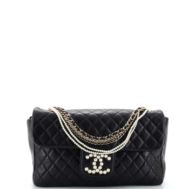 Chanel Small Crossbody Bag for TravelWestminster Pearl Chain Flap Bag Quilted Lambskin Medium