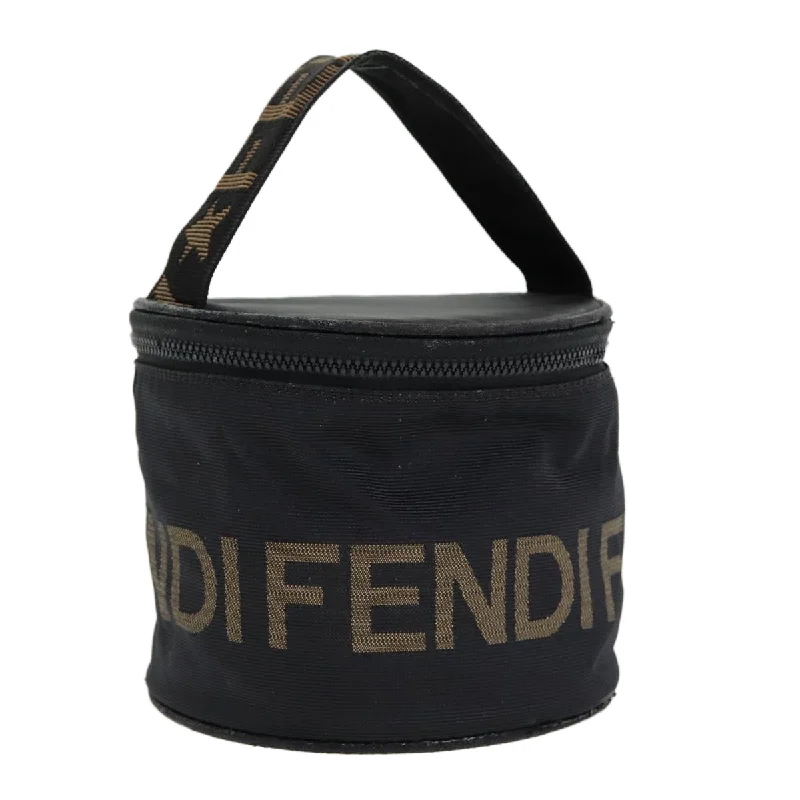 Fendi Baguette bags with a detachable shoulder strap for hands - free convenienceFENDI Hand Bag Canvas Brown Black  yb646