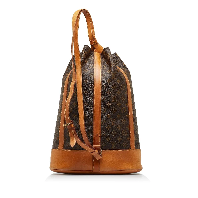 Louis Vuitton tote bags with a spacious interior and multiple pocketsLouis Vuitton Randonnée GM Monogram Canvas