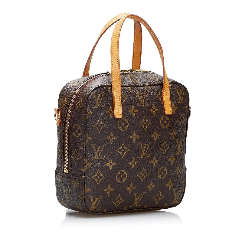 Louis Vuitton handbags with a metal - framed clasp for durabilityLouis Vuitton Monogram Spontini (SHG-PALKaY)