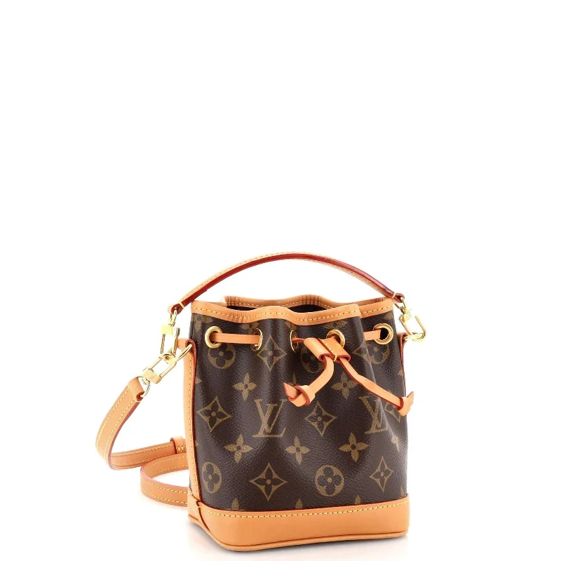 Louis Vuitton Twist bags with a crystal - embellished LV - turnlockLouis Vuitton Noe Nm Handbag Canvas Nano