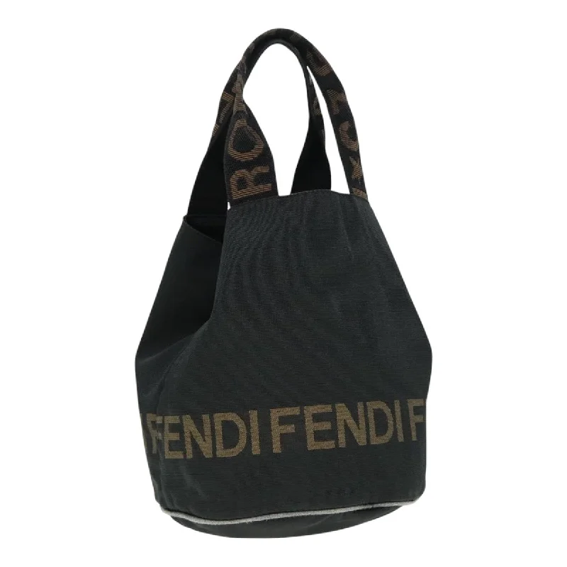 Ladies Fendi Peekaboo bags with gold - toned hardware for a touch of luxuryFENDI Hand Bag Canvas Black  ep5990