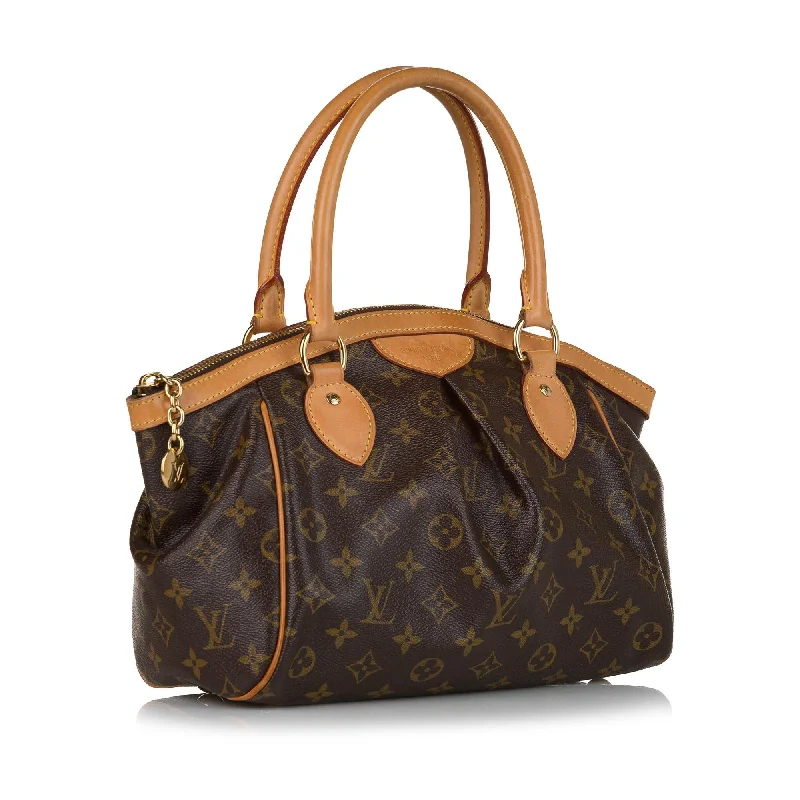 Louis Vuitton handbags with a beaded trim for a touch of glamourLouis Vuitton Monogram Tivoli PM (37076)