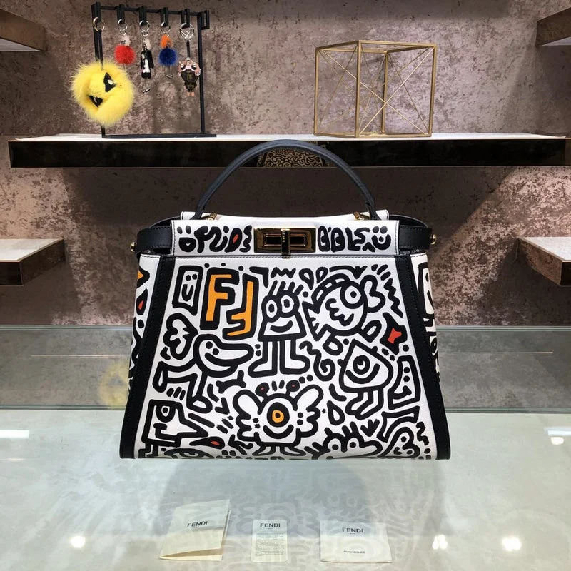 Fendi bags with a touch - screen - friendly pocket for using devices without taking them outBC - FENDI BAGS - 1035