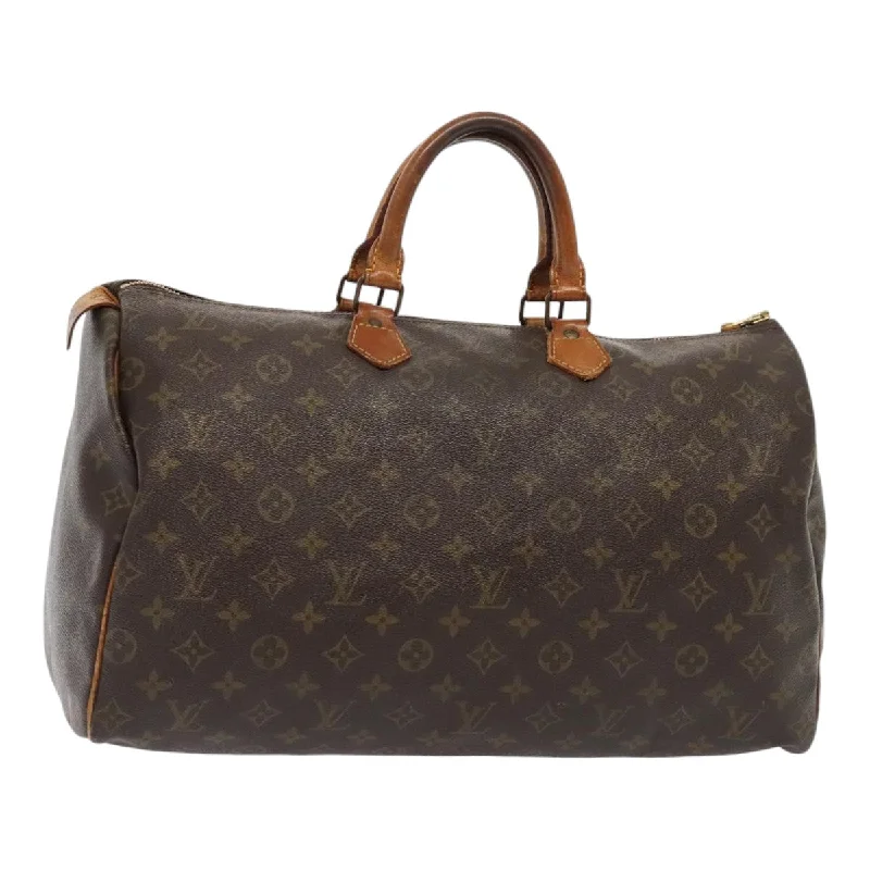 Louis Vuitton crossbody bags with adjustable shoulder straps for comfortLOUIS VUITTON Monogram Speedy 40 Hand Bag M41522 LV Auth ki4807