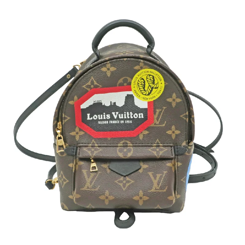 Louis Vuitton Alma bags with a monogram - embossed leather surfaceLouis Vuitton Palm Springs World Tour Backpack MINI M42971